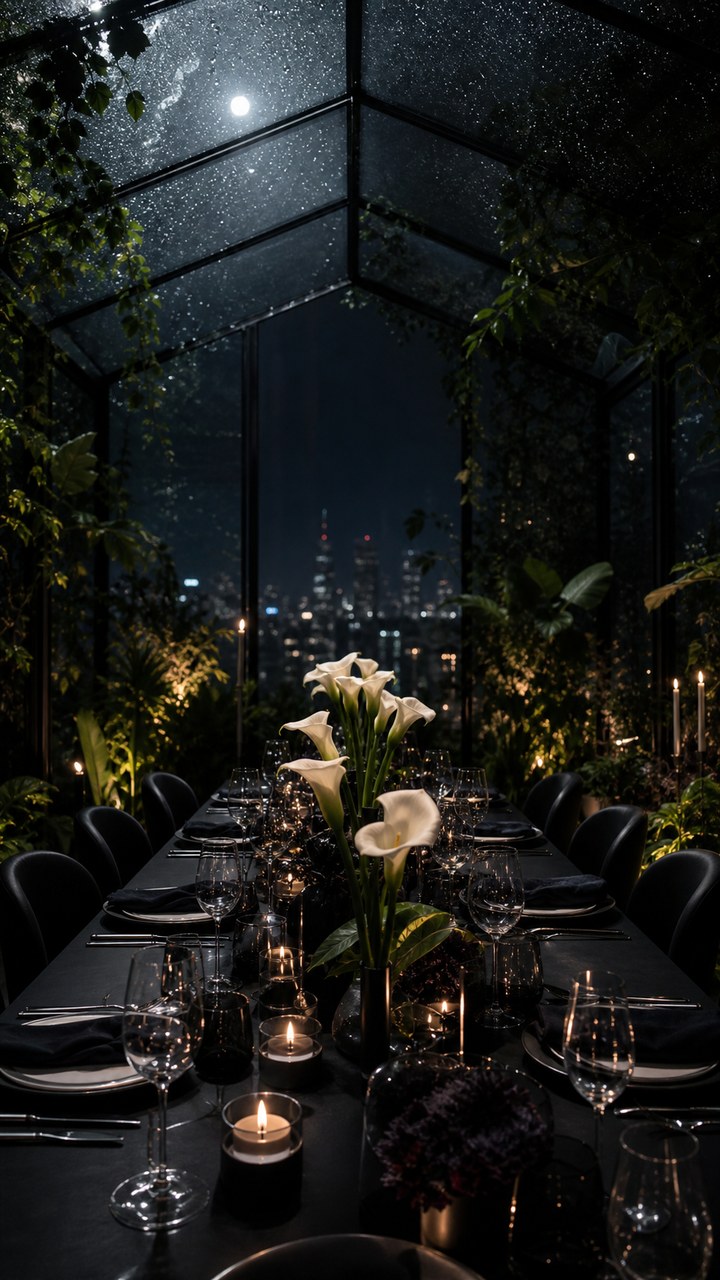 Midnight Glass Garden / عشاء الحديقة الزجاجية preview